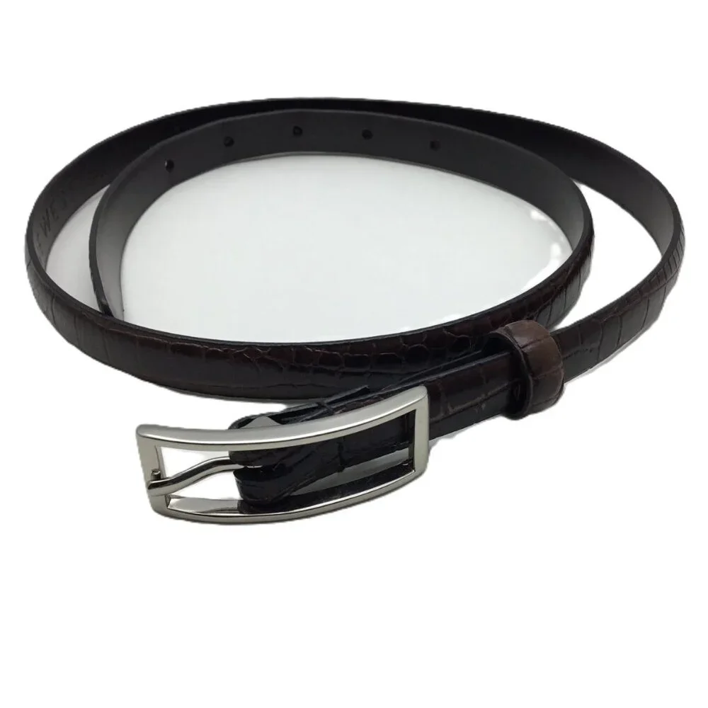 Vintage Nine West Brown Genuine Italian Leather Belt‎